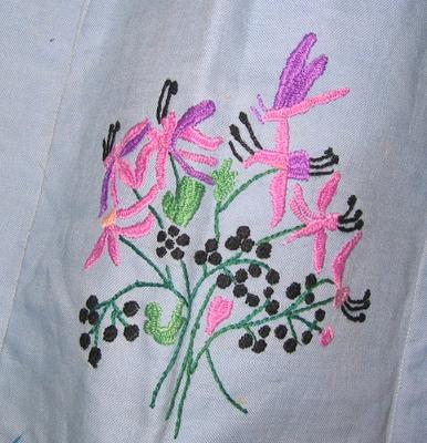 embroidered apron