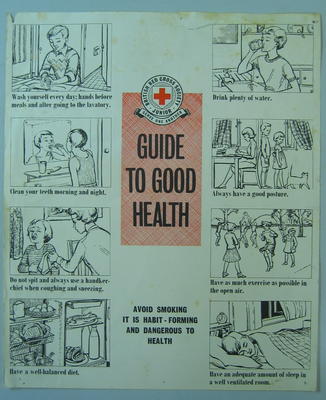 Junior Red Cross poster: Guide to Good Health