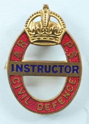 A.R.P.S. Civil Defence Instructor badge