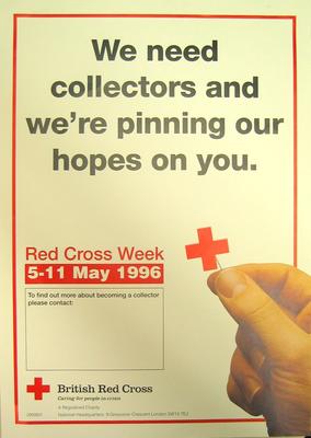 poster advertising Red Cross Week 5-11 May 1996
