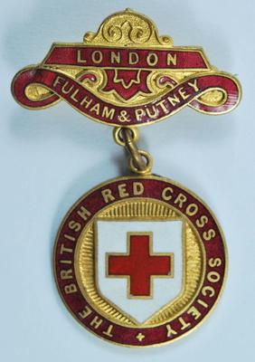 British Red Cross County of London badge, Fulham and Putney