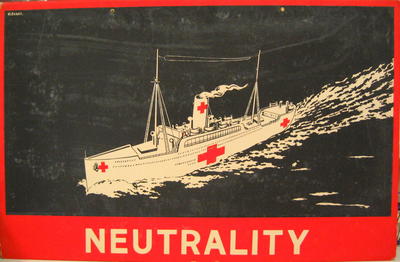 One of a set of Junior Red Cross posters: Neutrality