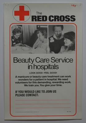 poster illustrating the Beauty Care Service