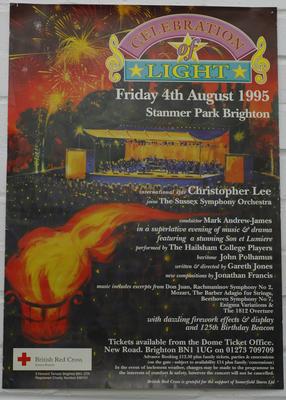 poster advertising 'Celebration of Light'