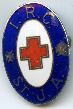 Indian Red Cross and St John Ambulance badge; Medals and Badges/badge; 1869/10