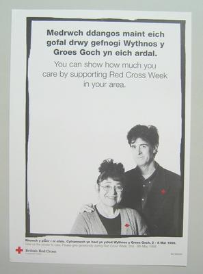 poster advetising Red Cross Week, 2nd-8th May 1999