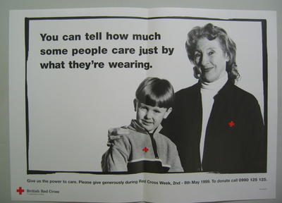 poster advertising Red Cross Week, 2nd-8th May 1999