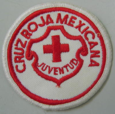 Cloth badge: Cruz Roja Mexicana Juventud