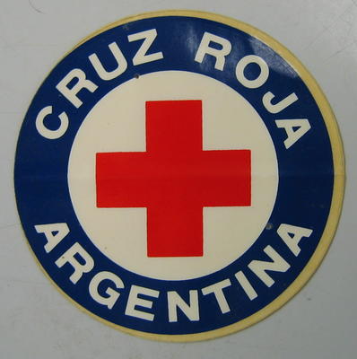 Sticker: Cruz Roja Argentina