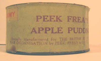Tin of Peek Frean's Apple Pudding