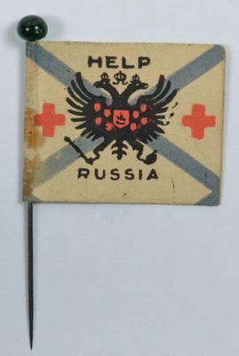 paper flag: Help Russia