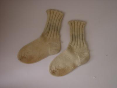 Pair of woollen socks
