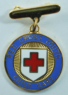 Red Cross Youth proficiency badge in Child Care.