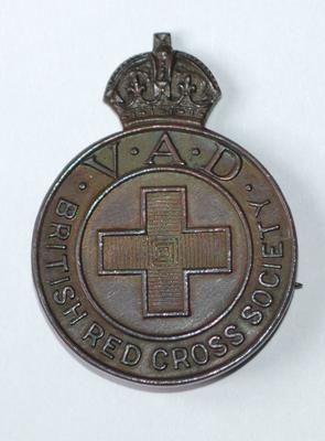 Badge: British Red Cross Society V.A.D.