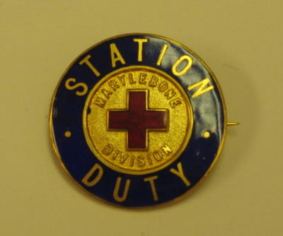 Station Duty Marylebone Division badge