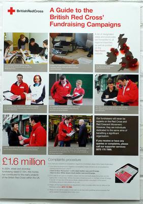 Poster: A Guide to British Red Cross Fundraising Campaigns