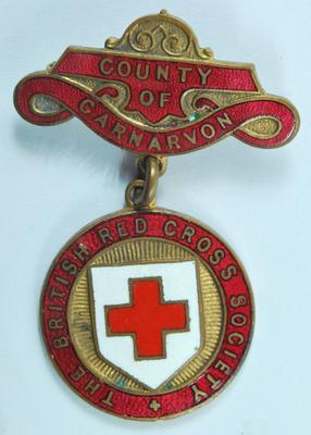 British Red Cross Society County badge: Carnarvon