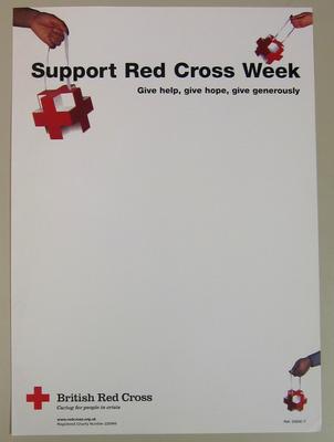 Red Cross Week poster