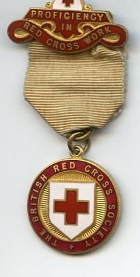 Proficiency in Red Cross Work badge
