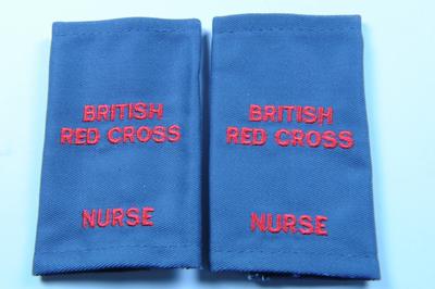British Red Cross uniform epaulette