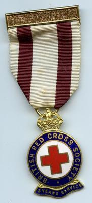 British Red Cross three year service badge