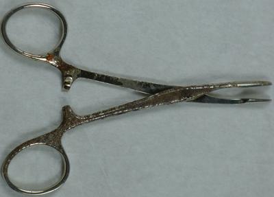 Pair of Mosquito forceps or haemostats