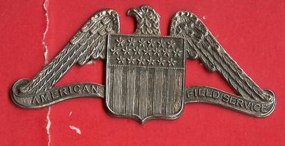 American Field Service Ambulance Brigade cap badge