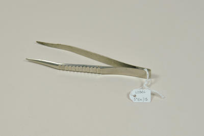 Pair of dissecting forceps, marked Medical Supply.