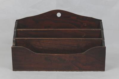 Wooden letter rack