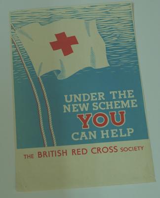 Poster: Under the New Scheme You can help the British Red Cross Society