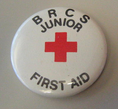 Junior Qualification button badges: BRCS Junior First Aid