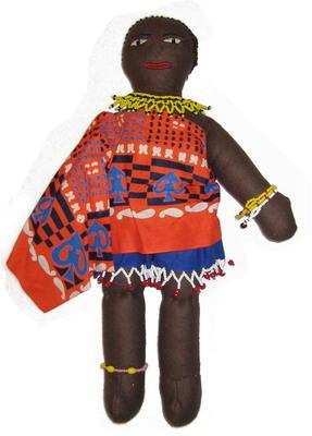 Cloth doll from Swaziland