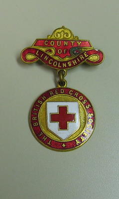 British Red Cross County of Lincolnshire badge