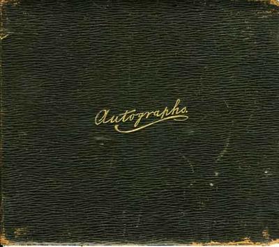 Autograph book belonging to Mrs Ballard who worked at the Enfield hospitals