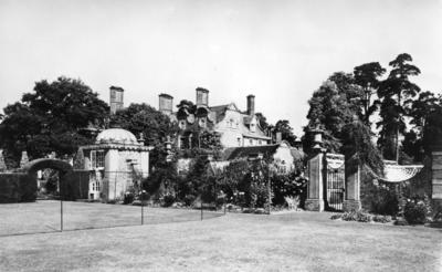 Exterior view of Barnett Hill House taken from the right hand lawn looking at the south east side of the building