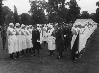 Photograph from an Inspection by Mary, Princess Royal; RCB/2/12/5/20