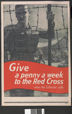 Poster appealing for funds for the Penny a Week Fund