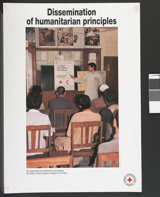 Poster promoting the work of the ICRC