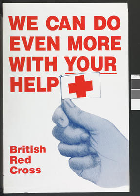 promotional British Red Cross poster
