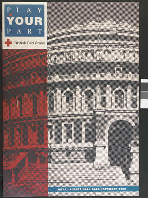 poster advertising Royal Albert Hall Gala: 'Play Your Part', held November 1992.