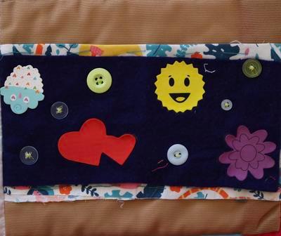 EmpowHER quilt, patch 24; Autism and ADHD youth group; Textiles/quilt; 3327.24