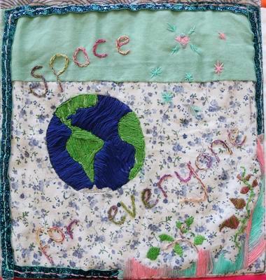 EmpowHER quilt, patch 65; Kim Pyle; Textiles; 3327.65