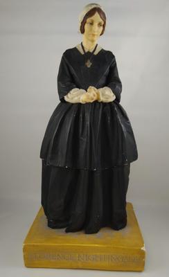 Plaster and wax statuette of Florence Nightingale