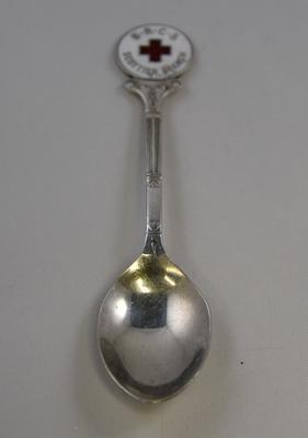 Small silver-coloured metal spoon
