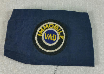 Navy brassard for an Immobile VAD