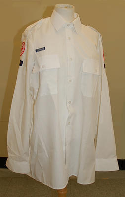 Member's uniform white men's shirt