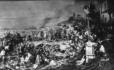 Artist's impression of the Battle of Solferino
