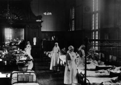 A ward in Oxford auxillary hospital