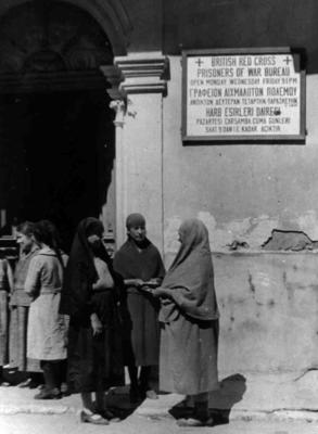 British Red Cross prisoner of war bureau in Cyprus; JWO/9/3/IN1010