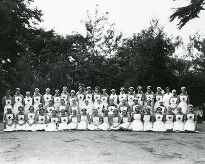 Group of Surrey/190 Officers and Members at the Reigate Red Cross Hall